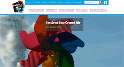 Desktop Screenshot of festivaleaugrandair.com